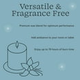 thumbnail image 7 of Mainstays Single Wick 3" x 6" Pillar Candle, Unscented, Blue, 7 of 7