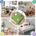 thumbnail image 4 of Green Bigfoot Pattern Square Tablecloth,Waterproof Square Table Cover,Wipeable Spillproof Washable Table Cover for Home Kitchen Party Decor 42"X42"(107x107cm), 4 of 6