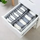 thumbnail image 3 of Apmemiss Clearance Underwear Organizer, Foldable Bra Underwear Organizer Drawer Divider Storage Organizer for Underwear, Socks, Ties, Bras, Women Underwear Storage Compartment Box, 3 of 4