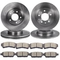thumbnail image 1 of Brakes Kits, CCIYU Front Rear Premium Brake Rotors + Ceramic Brake Pads fit for 06-12 for Ford Fusion,07-12 for Lincoln MKZ,06 for Lincoln Zephyr,06-13 for Mazda 6,06-11 for Mercury Milan, 1 of 5