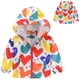 thumbnail image 2 of Gibobby Abrigos de invierno para bebés y niñasChaquetas informales para niños pequeños y niñas con estampado de dibujos animados, abrigos con capucha y c(Blanco, 12-18 Meses), 2 of 4