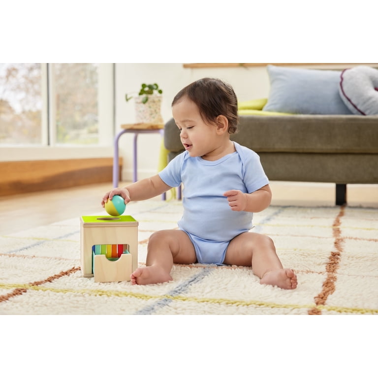 Lovevery, Drop & Find Ball Box, Montessori Toy for Babies
