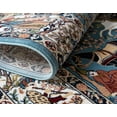 thumbnail image 5 of Rugs.com Rabia Collection Rug – 8' x 10' Oval Blue Low Rug Perfect For Living Rooms, Large Dining Rooms, Open Floorplans, 5 of 9