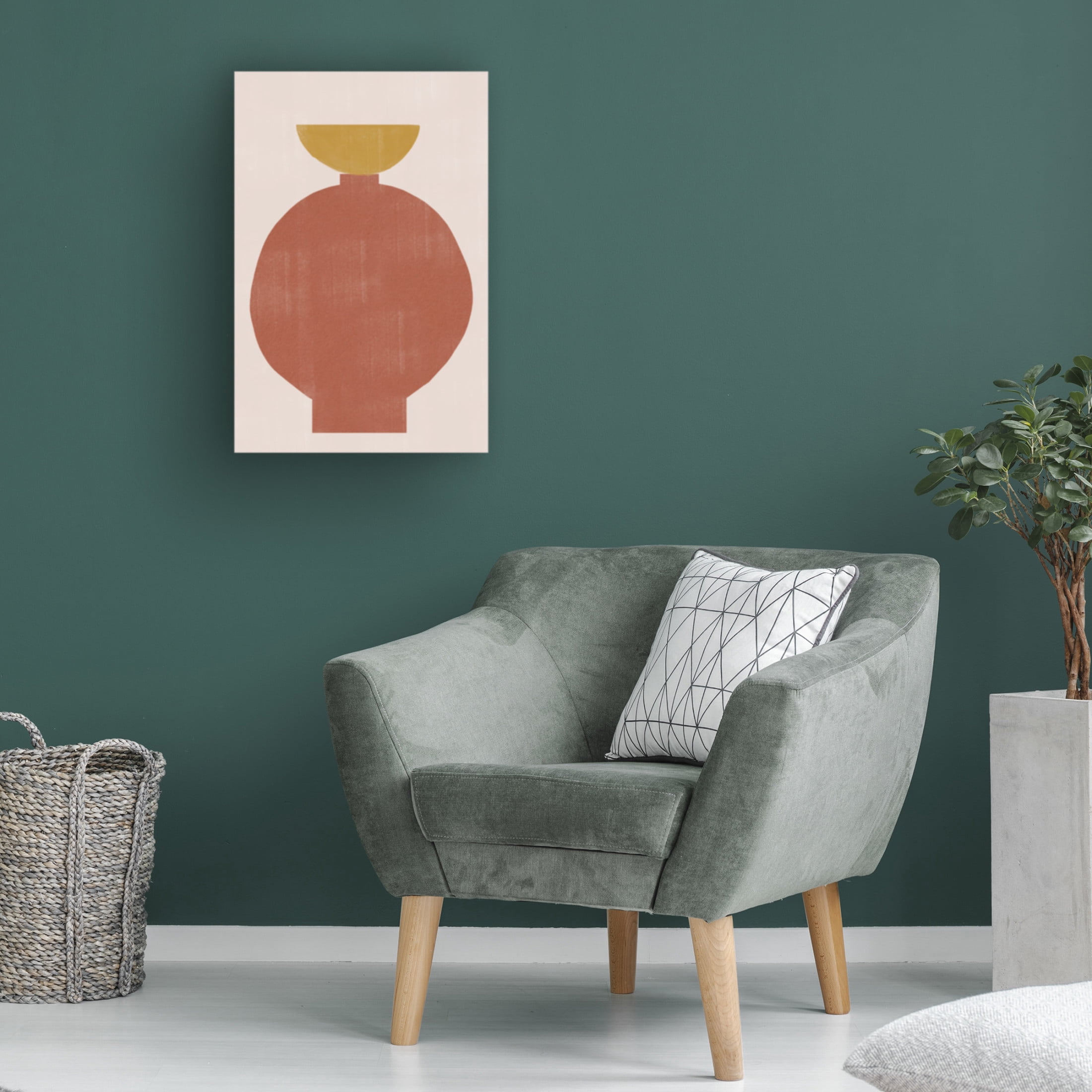 Trademark Fine Art THE MIUUS STUDIO Vase No2 Canvas Wall Art