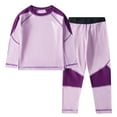 thumbnail image 6 of LYMAYTER Toddler Boys Winter Thermal Underwear Set 2PCS Kids Girls Base Layer Ultra Soft Long Johns Sets, 6 of 9