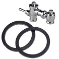 thumbnail image 1 of Rubber Sealing Gasket 2Pcs Flat Rings For Mechanical Applications 1 Inch With Resilience, 1 of 3