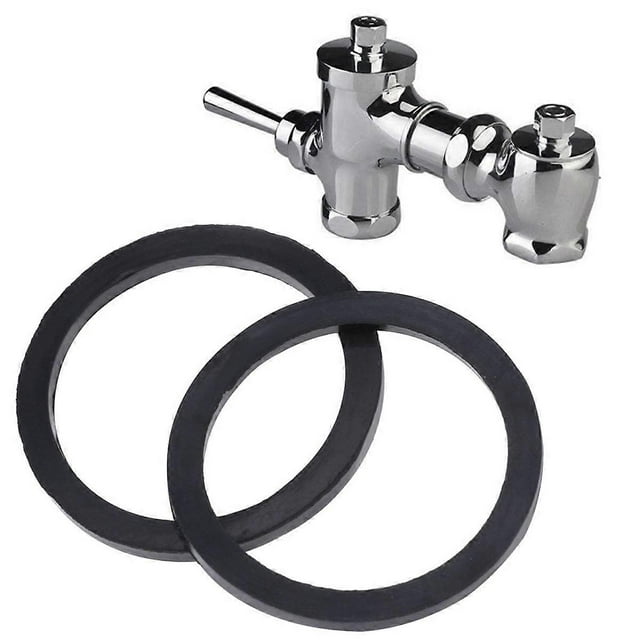 Rubber Sealing Gasket 2Pcs Flat Rings For Mechanical Applications 1 Inch With Resilience