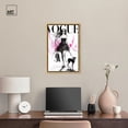 thumbnail image 3 of Fashion Sketch Cover Canvas Glam Illustration Art by Art Remedy, Gold Frame, 16" x 24", 3 of 7
