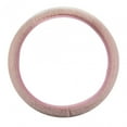 thumbnail image 5 of 38cm Soft Plush Car Steering Wheel Cover Stylish Breathable Comfortable Grip Pink, 5 of 8