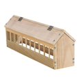 thumbnail image 4 of Comedero de madera para palomas, bebedero para aves de corral, dispensador de comida para aves de corral. 60 centímetros, 4 of 9