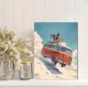 thumbnail image 2 of Qisvanset 12x16 Inch Fiery Sunset Harbor Canvas Print Wall Art, 2 of 5