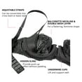 thumbnail image 5 of Women's Sexy Lace Bra Underwire Balconette Unlined Demi Sheer Plus Size Bralette, 5 of 6