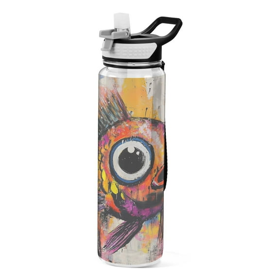 BZSMCE Sport Bottle Whimsical Wonder Outdoor sports Water Bottle Size: 10.4x3in