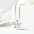 thumbnail image 3 of Butterfly Cremation Necklace for Ashes Memorial Keepsake Ashes Ashes Urn Pendant, 3 of 6