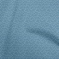 thumbnail image 1 of oneOone Cotton Silk Medium Blue Fabric Star & Baubles Sewing Material Print Fabric By The Yard 42 Inch Wide, 1 of 5