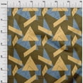 thumbnail image 2 of oneOone Organic Cotton Poplin Twill Fabric Rectangle & Triangle Geometric Print Sewing Fabric BTY 42 Inch Wide, 2 of 4