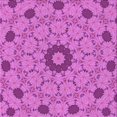 thumbnail image 1 of Ahgly Company Indoor Square Patterned Neon Pink Area Rugs, 8' Square, 1 of 6