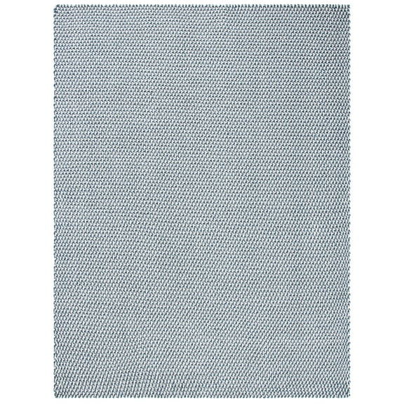 SAFAVIEH Salem Corynn Solid Cotton Area Rug, Dark Blue, 9' x 12'
