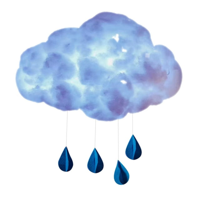 Children DIY LED Warm White Clouds Lamp Night Light Cloud Creative Handmade30ml