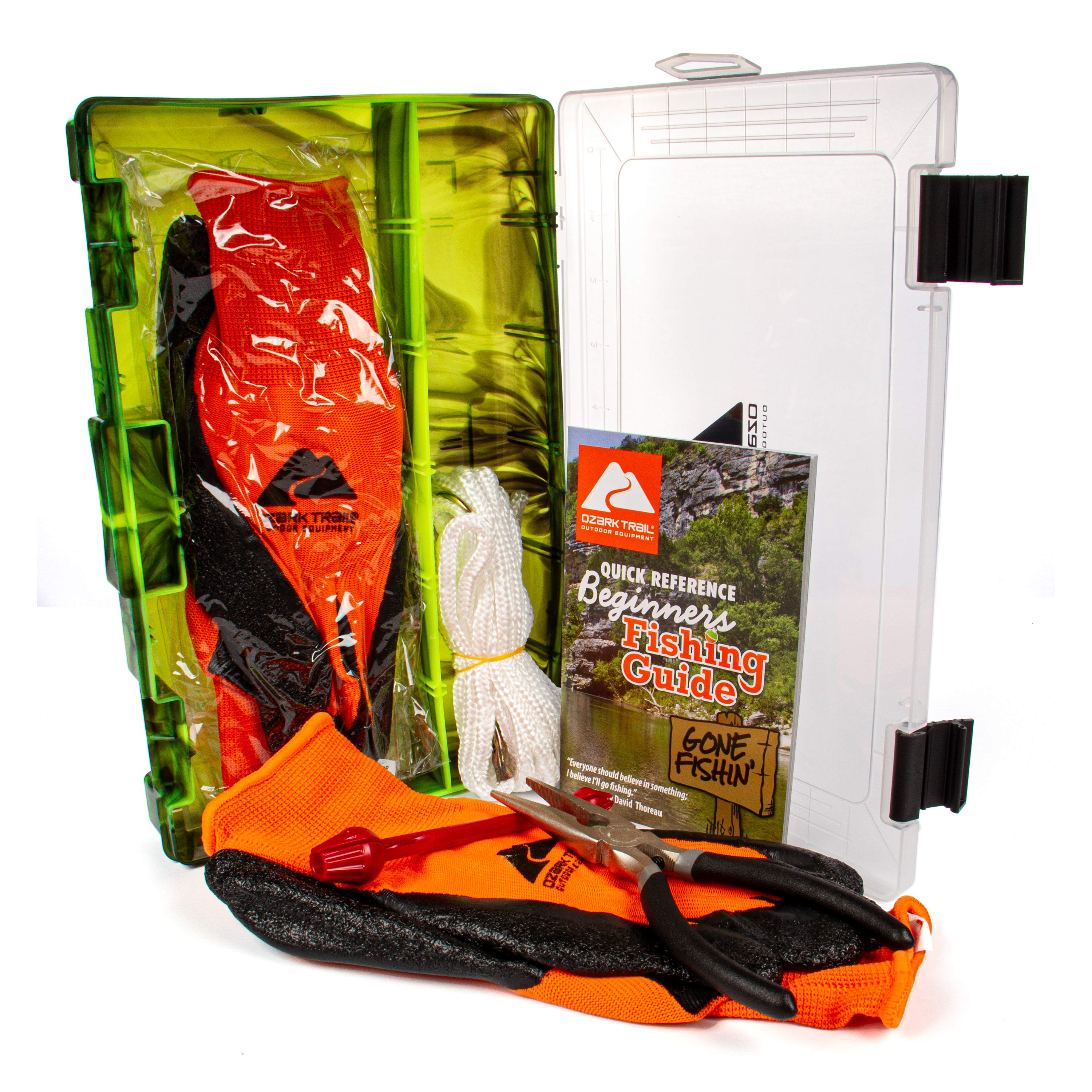 Kit de Accesorios de Pesca Ozark Trail con Alicates, Guantes, Encadenador y Bandeja de Utilidades 3