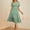 Green, variant on IDALL Summer Dresses,Petite Dresses 2022 Women's Summer Midi Dress Short Sleeve Heart Print Tunic Flowy Pleated Dress Elegant Dresses,Modest Dresses,Womens Dresses Black Dress L