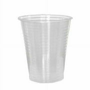 7 oz. Clear Disposable Plastic Cups - Cold Party Drinking Translucent Cups (300)