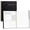 Black, variant on Half Meeting Half Note - 7.5"x10" Professional Notebooks for Work - 160 Pages, B5 Size Project Planner, Spiral Meeting Agenda/Minutes Organizer for Women Men, Note Taking, Office & Business