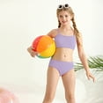 thumbnail image 3 of GYRATEDREAM Girls Two Piece Swimsuits Beach Swimwear Kids Bikini Bathing Suit 2 Piece Swimsuits for 9-10 Years, 3 of 9