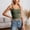 Green, variant on Women's Basic Layering Tank Tennis Top for Daily Resort Wear Sleeveless Camisole with Strappy Design and Removable Pads for All-Season Comfort Navy XS