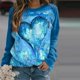 thumbnail image 2 of Camiseta de manga larga informal con cuello redondo para mujer Pompotops gfhjh17200, 2 of 8