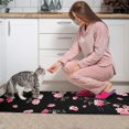 thumbnail image 3 of Pioneer Flower Floral Print Pattern Kitchen Rugs Sets Of 2,Anti Fatigue Kitchen Mat Rugs Non Slip Washable,Decorative Kitchen Floor Mats for Kitchen,Sink,Laundry,17"x30"+17"x47", 3 of 7