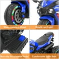 thumbnail image 5 of ZOGYMOZ 12V Electric Motorcycles for Kids, Dirt Bike Ride on Toy with Music and LED Light for 3-6 Years Old, 5 of 10