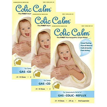 Colic-Calm Homeopathic Gripe Water,Relief of Gas, Colic and Upset Stomach 2 Fluid
