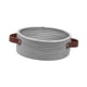 thumbnail image 2 of Cesta de almacenamiento con asas para estantes, cesta para artículos diversos de escritorio, cestas de cuerda de algodón para armario, entrada, mesa Gris, 2 of 8