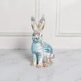 thumbnail image 3 of Life Size Animal Statues Home Decor Rabbit Figurine Modern Style Decorative Ornaments For Living Room, Bedroom, Office Desktop, Cabinets Sitting, 3 of 7