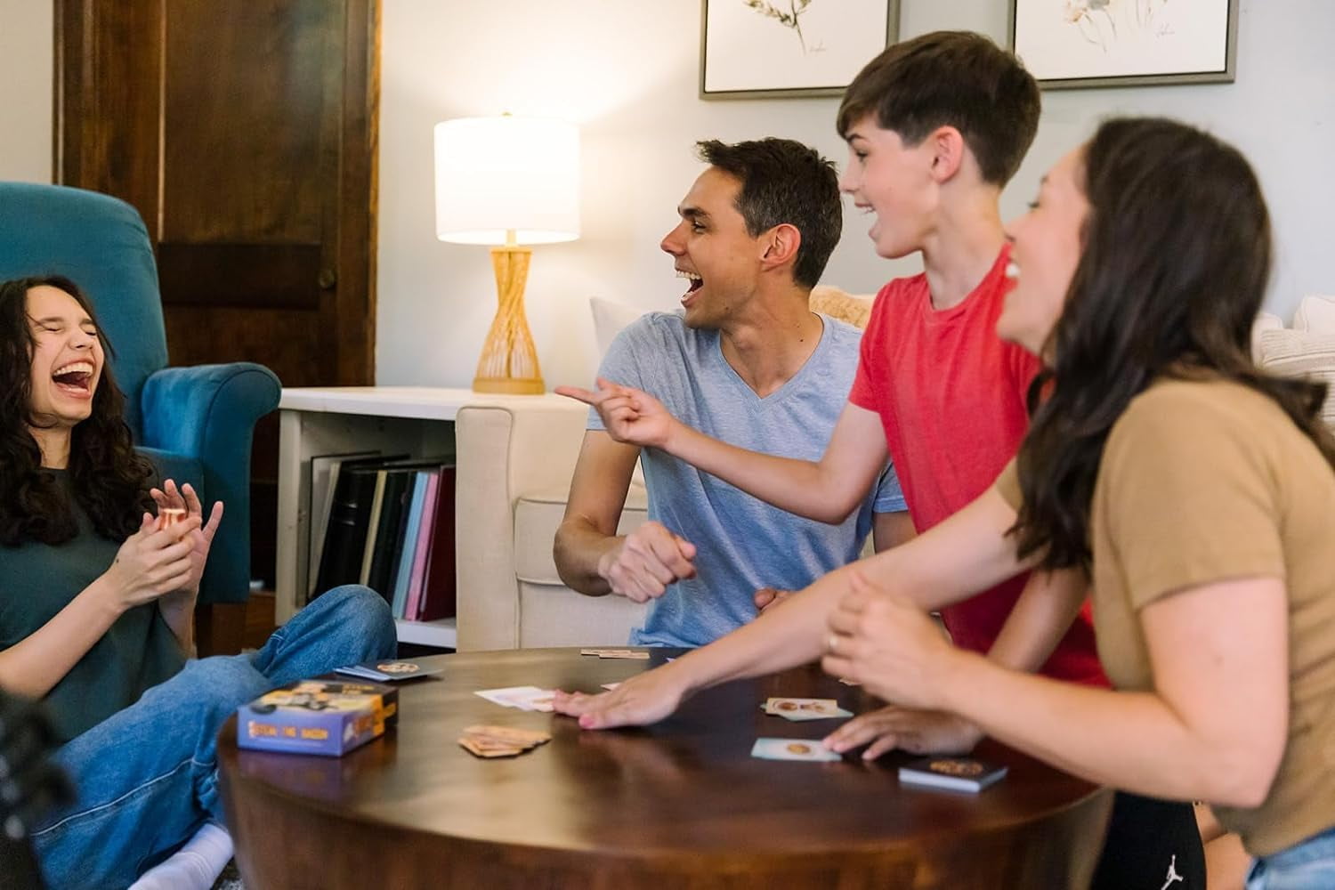 Steal The Bacon by Taco Cat Games, a Fun Family Card Game for Kids and Adults Ages 8+
