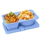 thumbnail image 5 of Recipiente de merienda reutilizable de silicona con tapa | Caja de almacenamiento de alimentos de doble compartimento | Soporte para condimentos a prueba de fugas | Organizador de almuerzo portátil, 5 of 7
