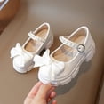 thumbnail image 3 of Dpytoraw Fashion Girls Sandals With Bow And Pearl Cute Shoes For Toddler Kids Soft Sole Casual Footwear Girls Sandals For Wedding Size 10, 3 of 5