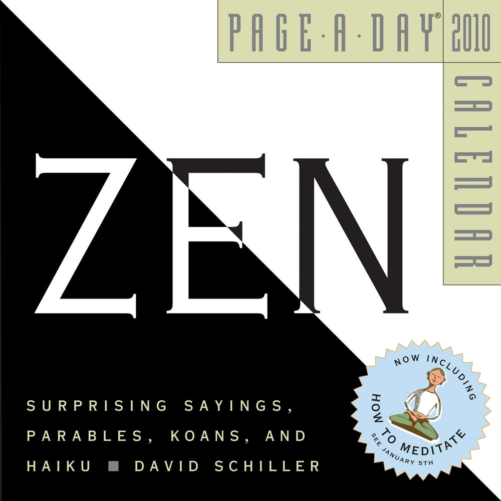 Zen Page-A-Day Calendar 2010 (Calendar) - Walmart.com - Walmart.com