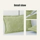 thumbnail image 5 of Juego de fundas de almohada acolchadas de doble cara de terciopelo verde, modelo Taffy Pillowcases, terciopelo de leche, terciopelo de tafetán de mariposa, 5 of 6
