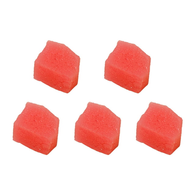 ZheElen 5x Long-lasting Fruits Section For Prop PVC High Simulation Fruit Slice Model Etc 10