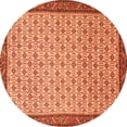 thumbnail image 1 of Ahgly Company Indoor Round Persian Orange Traditional Area Rugs, 4' Round, 1 of 1