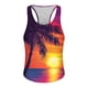 thumbnail image 3 of Camiseta de tirantes de cuello redondo para hombre, sin color, con estampado degradado, cuello redondo, tirantes finos, espalda con fugas, estilo informal, deportiva, para hombre, 3 of 4