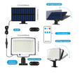 thumbnail image 2 of 2pcs Lámpara Solar Exterior Jardín Pared Sensor Luz 228 Led Xtellar blanco, 2 of 4