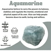 Aquamarine Crystal Raw Stones (2 Pieces)