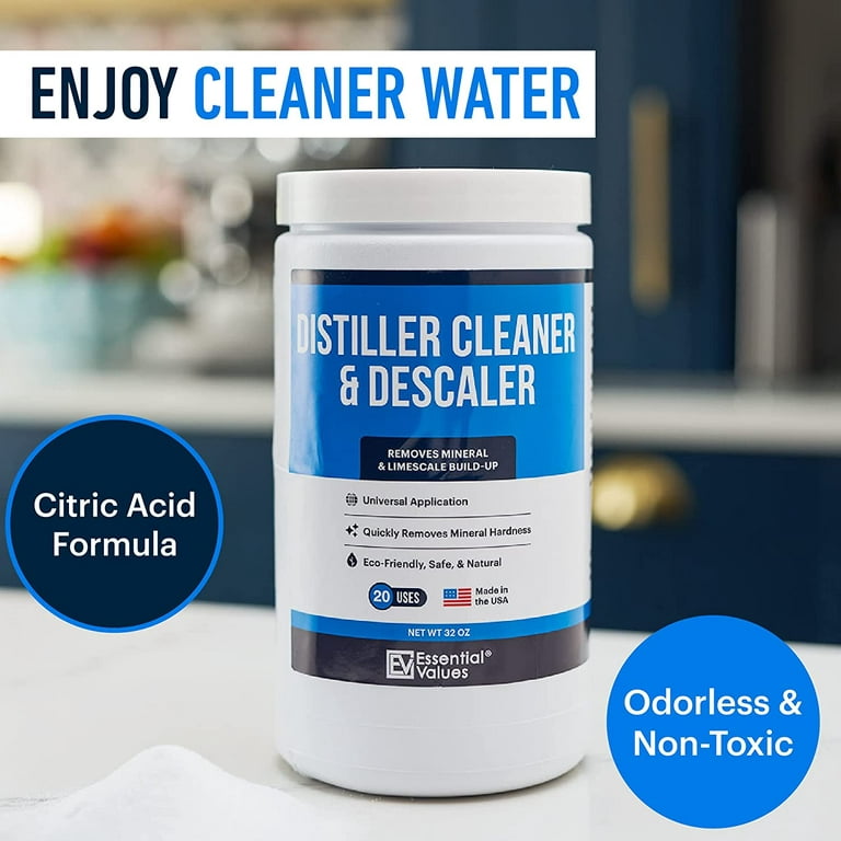 Essential Values Universal Citric Acid Descaler (2 lbs) for Efficient  LimeScale Removal