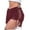 Wine, variant on Ruimatai Plus Size Womens Shorts Relaxed Fit Ripped Women's Ultra-short Bandage Straps European And American Nightclub Women's Hot Pants