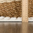 thumbnail image 3 of Hauteloom Guiling Living Room, Bedroom Area Rug - Contemporary - High Pile - Light Gray, Cream - 3'11" x 5'7", 3 of 11