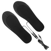 Shoe Inserts Heat Pad Foot Heater USB Heating Insoles Electro-thermal Chargeable Women's and