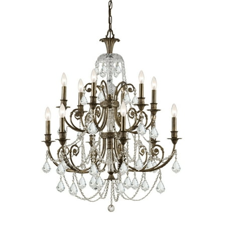 Crystorama 5119-EB-CL-S Regis Swarovski Strass Crystal Chandelier